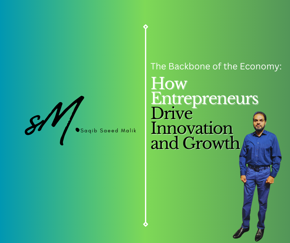 The Backbone of the Economy: How Entrepreneurs Drive Innovation and Growth  By Saqib Saeed Malik, Managing Director of Nazmed SMS Sdn Bhd