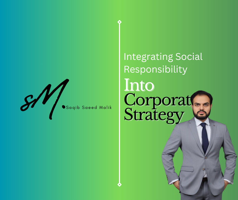 Integrating Social Responsibility into Corporate Strategy By Saqib Saeed Malik