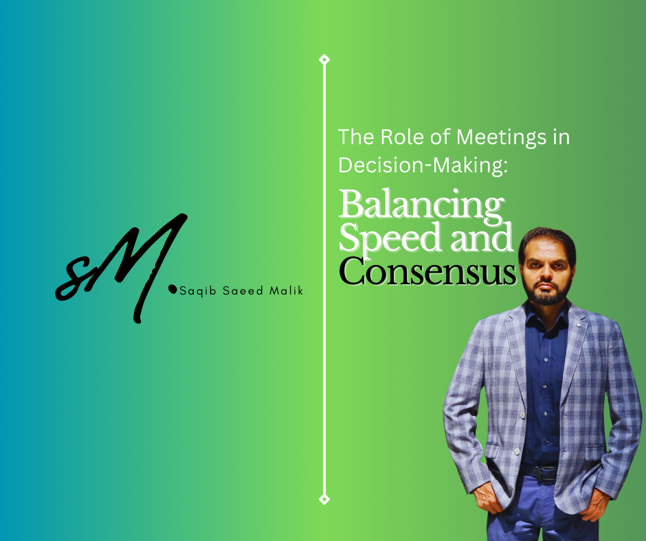 The Role of Meetings in Decision-Making: Balancing Speed and Consensus