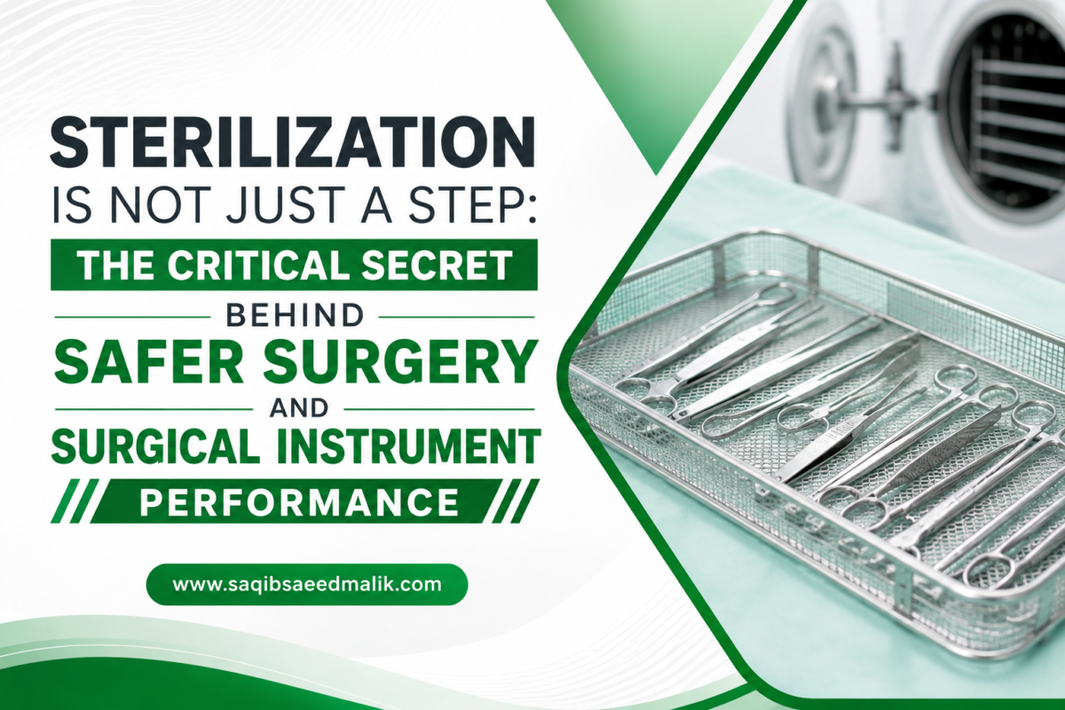 Sterilization Is Not Just a Step The Critical Secret Behind Safer Surgery and Surgical Instrument Performance